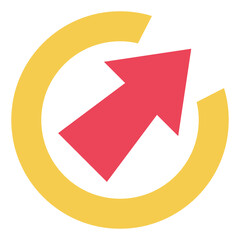 clicker flat icon