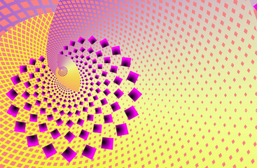 fondo abstracto digital en degrade © Magali