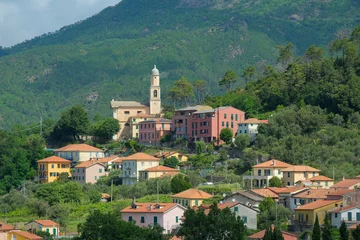 Fototapeten Il villaggio di Castagnola nel comune di Framura, La Spezia. © Fabio Caironi