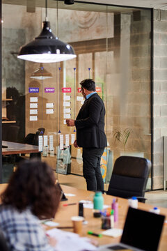 Team leader by Kanban board