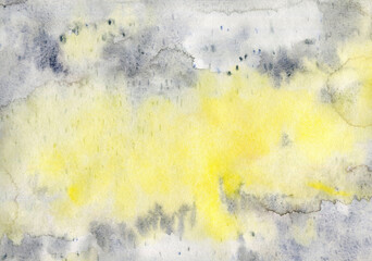 Yellow and grey art 