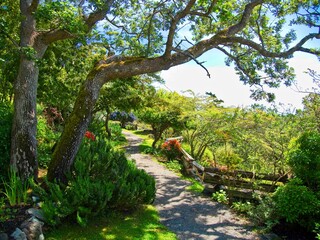 Public garden of the  Government House in Victoria BC