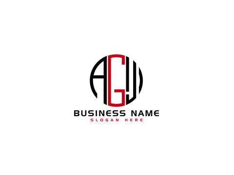 Letter AGJ Logo Icon Vector Image Design For All Business