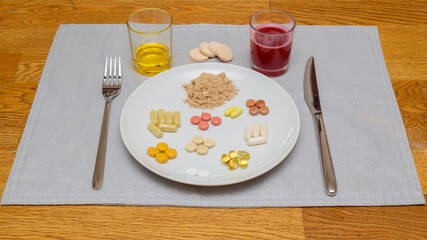 dietary supplement ready for consumption