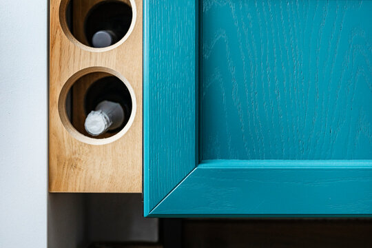 Detail of contemporary kitchen