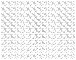 Abstract modern pattern with geometric forms on white background, simple banner, design for decoration, wrapping paper, print, fabric or textile, lovely card, vector illustration