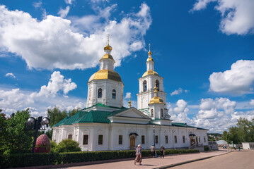 Fototapeta na wymiar Kazan Church of the Diveyevsky Monastery, Russia.