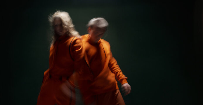 Fashion Models Motion Blur