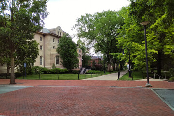 Naklejka premium Penn State McAllister Henderson campus buildings