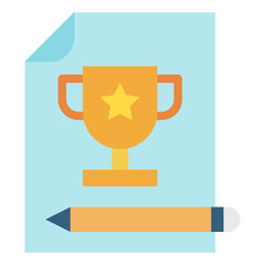 award flat icon