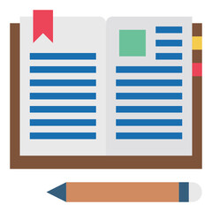 book flat icon