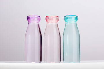 Colorful fun water flask bottles