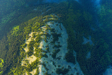 Mount Hamster on a foggy morning.