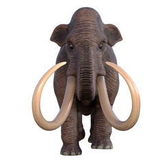 Obraz premium Ice Age Mammoth - During the Ice Age of North America the Columbian Mammoth was the megafauna of the continent.