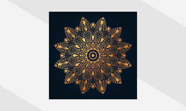 Luxury floral ornamental mandala design background arabesque pattern Arabic Islamic east style for Hena, wallpaper, boho, motif, invitation