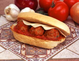 Sandwich images for the food industry.