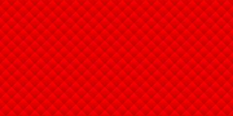 Red luxury background with rhombuses. Seamless vector illustration. 