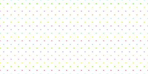 White luxury background with colorful beads. Seamless vector illustration. 