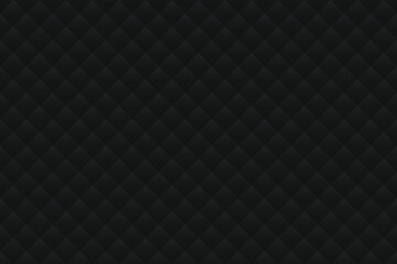 Obraz premium Black background with rhombuses. Seamless vector illustration. 