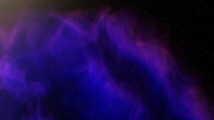 colorful space background with stars, nebula gas cloud in deep outer space, science fiction illustrarion 3d render	
