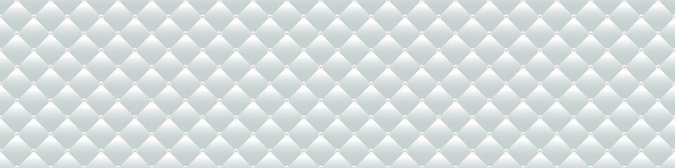 Fototapeta na wymiar White luxury background with beads and rhombuses. Seamless vector illustration. 