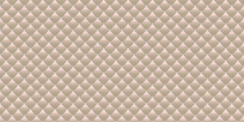 Fototapeta premium Nude luxury background with pearls and rhombuses. Seamless vector illustration. 