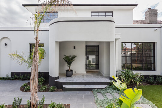 Contemporary art deco home