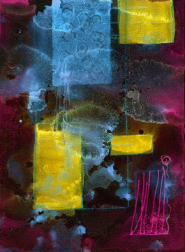 Rectangular Abstract Painting