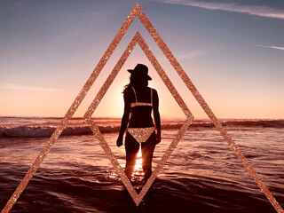 Beach Day but Make It Glitter