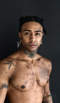 Cool Dark Skin Man Portrait