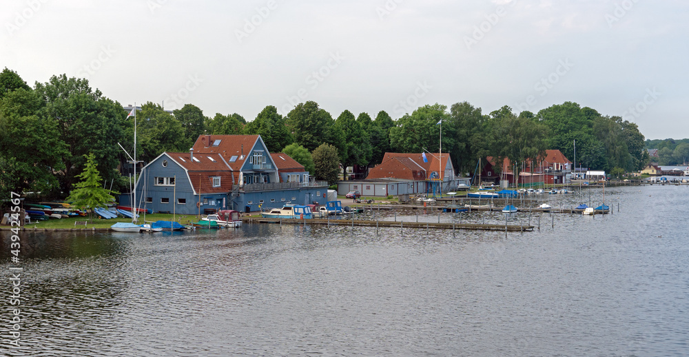 Canvas Prints Entlang der Trave in Lübeck