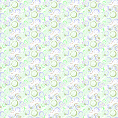 set of vector abstract geometric patterns, seamless wallpaper