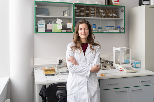 Self-confident Researcher In Lab