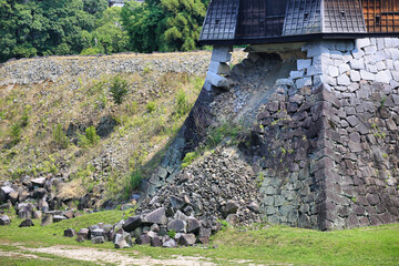 熊本城（熊本地震被災後）