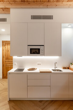 Interior Of Light modern Kitchen