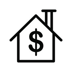 Illustration Vector graphic of house icon. Fit for home, residential, real estate, business etc.