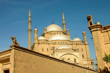 Fototapeta na wymiar The Citadel in Cairo, also known as the Saladin Citadel 
