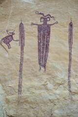 pictograph of a warrior