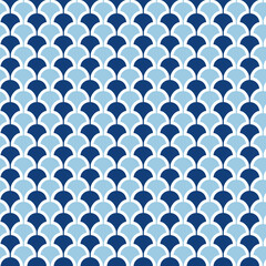 Seamless Japanese decorative pattern background