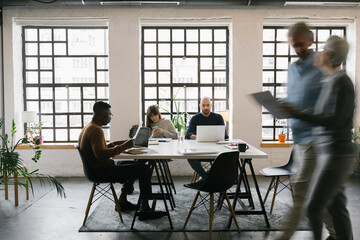 Businesspeople having a meeting in the office 