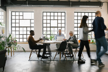 Businesspeople having a meeting in the office 