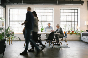 Businesspeople having a meeting in the office 