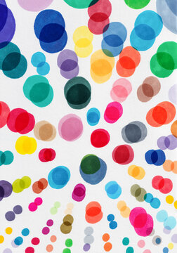 Moving Through, overlapping circles