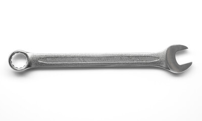 Wrench isolated on white background.