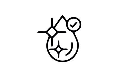 Water treatment icon set vector design 