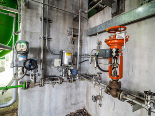 Control valve for control flow and pressure of process condition such water, steam and gas which popular apply to install in industrial, power plant, oil and gas with closed up.