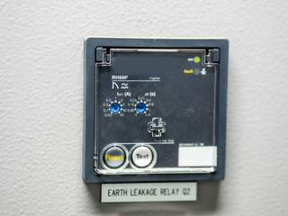 Earth leakage relay in power plant