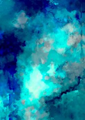 青と水色の幻想的なテクスチャ背景
