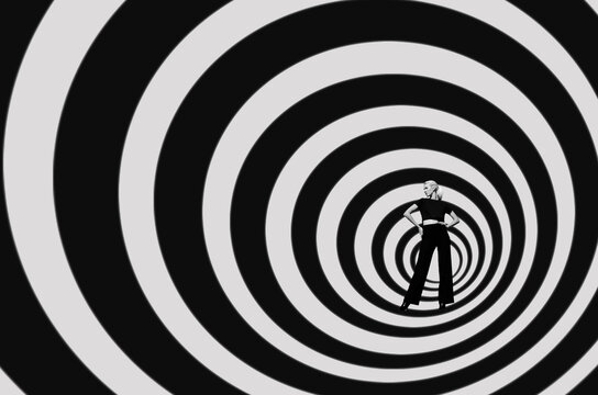 Fototapeta Woman In Spiral