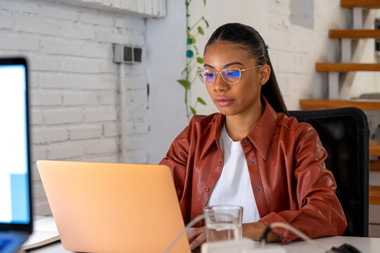 Black female at office